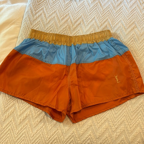 Vintage YSL Men’s Swim Trunks - Picture 1 of 7